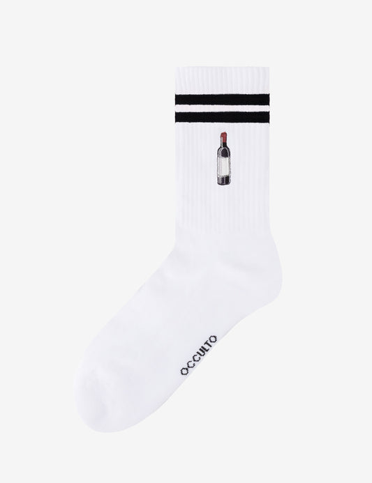 Occulto Tennissocks RIO Weinflasche