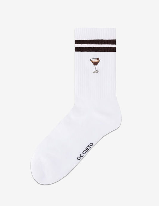 Occulto Tennissocks SUMMER Espresso- Cocktail